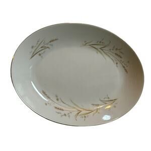 Golden Harvest Relish Tray Gravy Underplate VTG Japan Fine China Cottage Core
